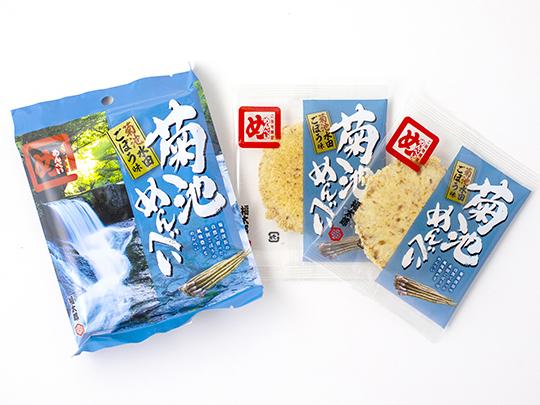 菊池めんべい　水田ごぼう味　2枚×12袋/箱