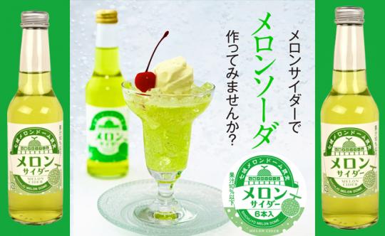 七城メロンドーム限定メロンサイダー6本セット